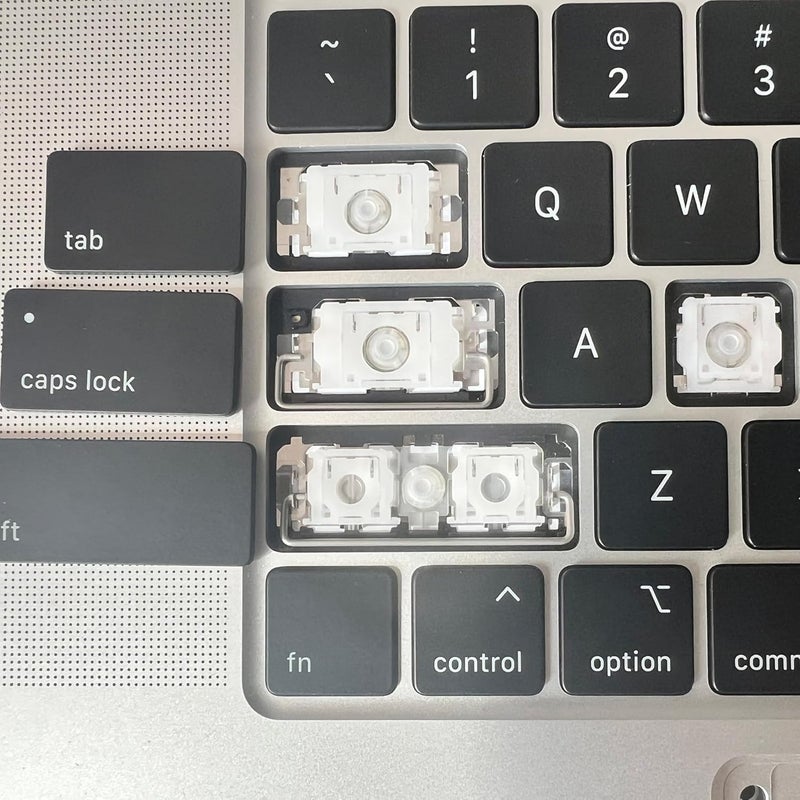 Bfenown Replacement Keycaps Keys for MacBook Air M2 M3 Retina 13.6'' A2681 A3113, MacBook Pro 14 16'' M2 M3 Pro A2779 A2780 A2918 A2992 A2991, MacBook Air M2 M3 15'' A2941 A3114 2022-2024 Year Black - Image 4